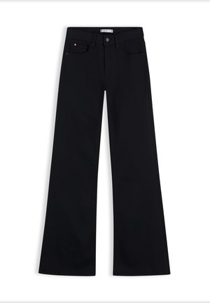 Tommy Hilfiger, LUNA MID RISE - Jean flare - stay black