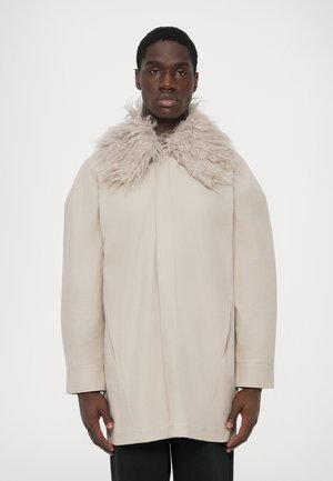 COLLARED SHIRT - Kratki kaputi - rock grey
