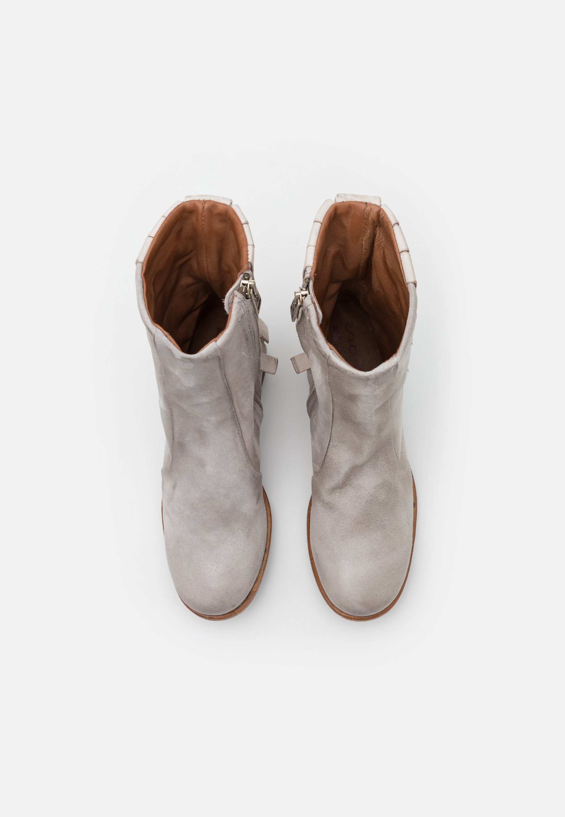 A.S.98 Cowboy/biker ankle boot - grigio/grey - Zalando.co.uk