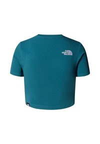 The North Face W ESSENTIAL CROPPED SLIM SHORT SLEEVE TE - T-Shirt print - space