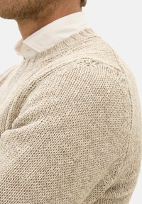Oscar Jacobson SIMONE ROUNDNECK - Jumper - trench beige