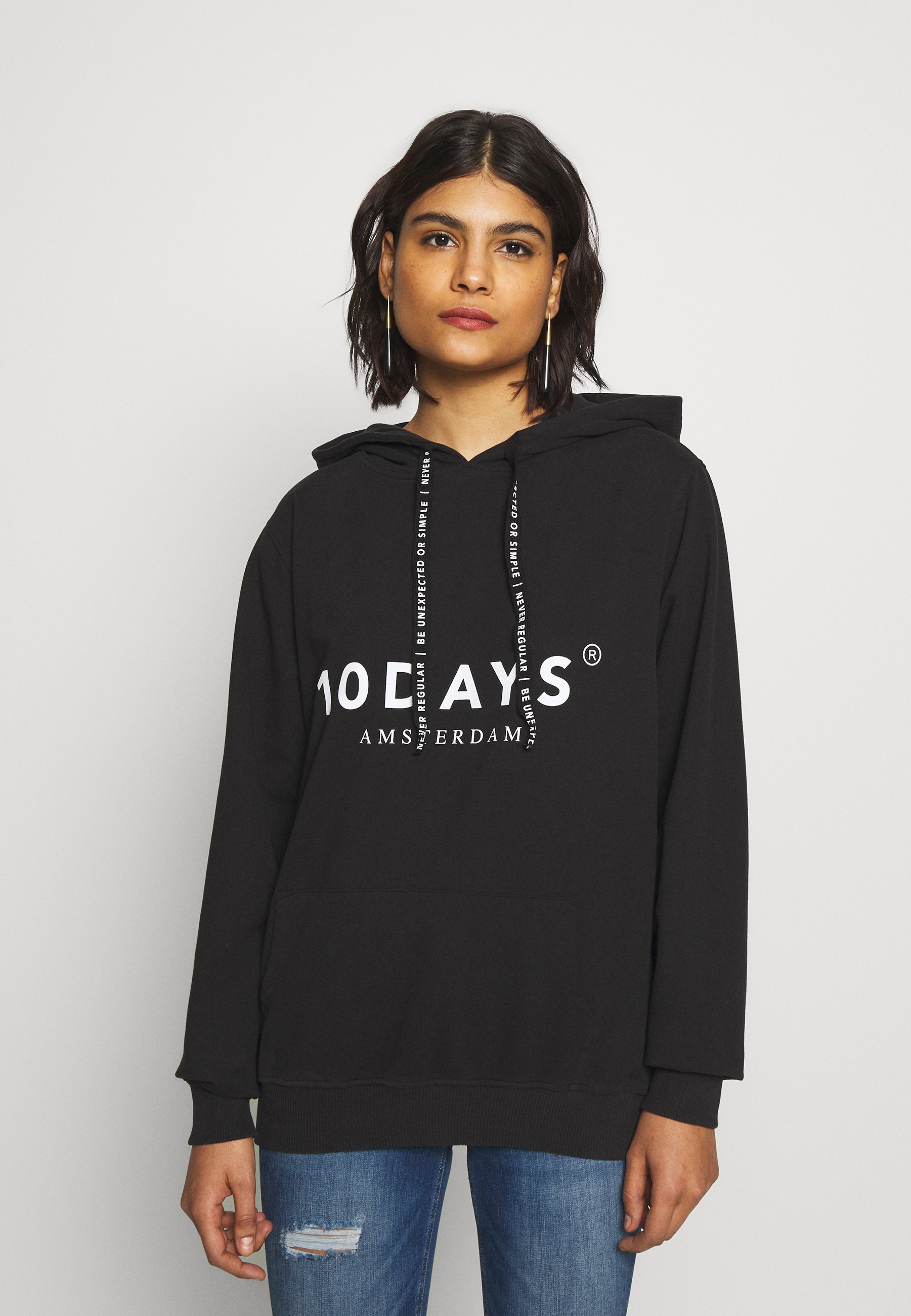 10DAYS THE HOODIE Kapuzenpullover black 10DAYS THE HOODIE Kapuzenpullover black