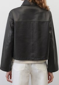 Marc O'Polo Leren jas - black