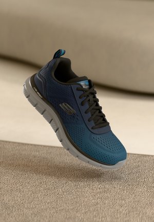 Skechers Wide Fit TRACK - Trainers - navy/blue