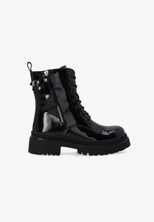 VENEZIA ANKLE BOOTS - Plateaustøvletter - black