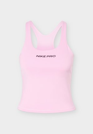 Nike Performance, SCULPT BRA TANK - Μπλούζα - pink rise/black
