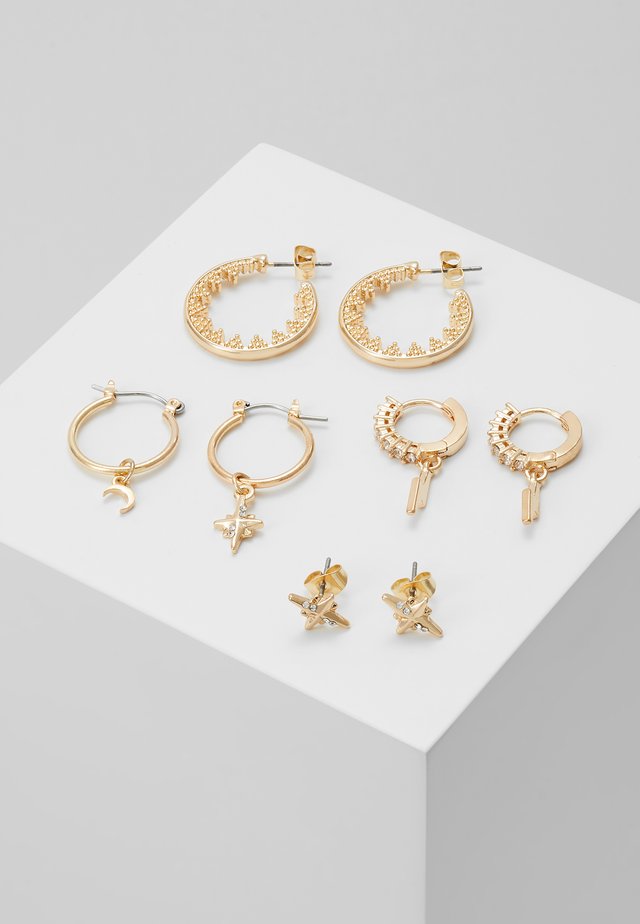 PCSPACE 4 PACK - Boucles d'oreilles - gold-coloured
