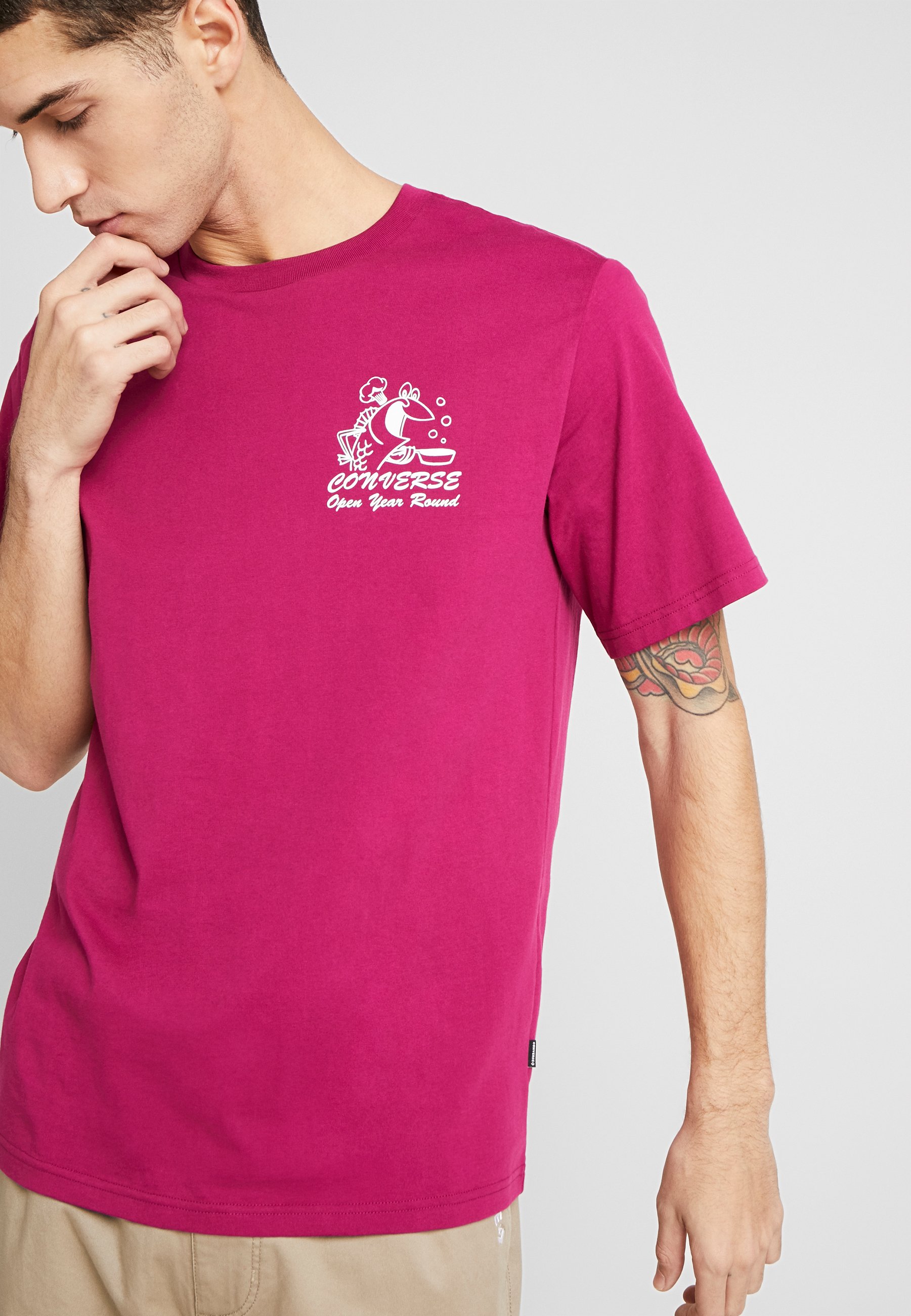 converse rose framboise