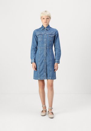 LUNA SPARKLE - Denimové šaty - denim