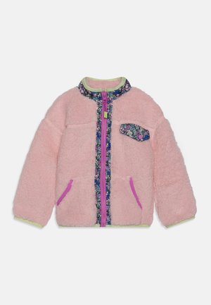 BORG ZIP THROUGH - Fleece jacket - pink