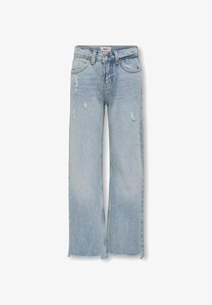 ONLY GIRLS Kavbojke na trapez - light blue denim