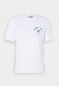 REGULAR FIT FRONT AND BACK ARTWORK - T-shirt print - white