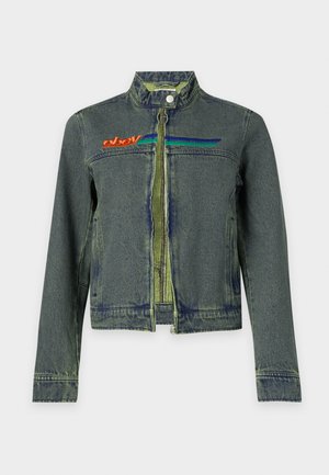 Obey Clothing, ROVE MOTO JACKET - Τζιν μπουφάν - yellow tint wash