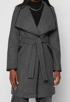 Manteau classique - mottled dark grey