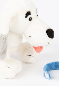 sigikid HUND HELMUT DIE STOFFIS - Cuddly toy - weiß/grau