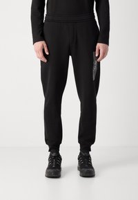 Calvin Klein HORIZONTAL LOGO SWEATPANTS - Παντελόνι φόρμας - black