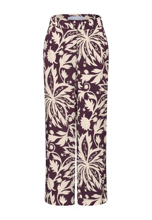 Street One Studio, CULOTTE IM LOOSE FIT MIT FLORALEM MUSTER - Pantalon classique - very berry