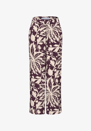 Street One Studio, CULOTTE IM LOOSE FIT MIT FLORALEM MUSTER - Pantaloni - very berry