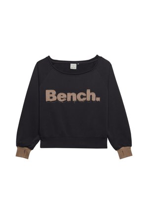 Bench, BENCH X SUPERDRY &AMP; CO BENCH BARDOT OVERSIZED SWEATSHIRT - Sweatshirt - charcoal dune
