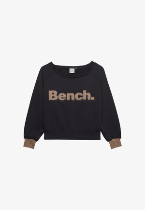 Bench, BENCH X SUPERDRY & CO BENCH BARDOT OVERSIZED SWEATSHIRT - Sweatshirt - charcoal dune