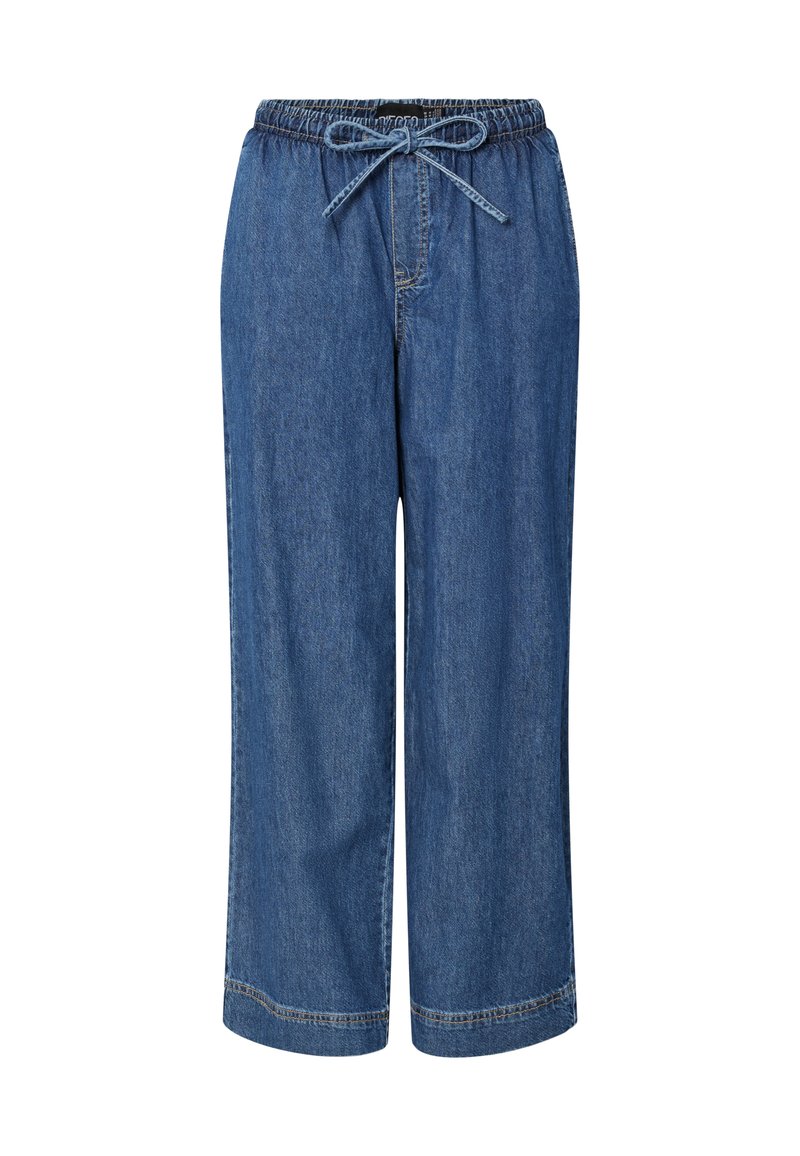 Pieces Broek donkerblauw denim Pieces Broek donkerblauw denim