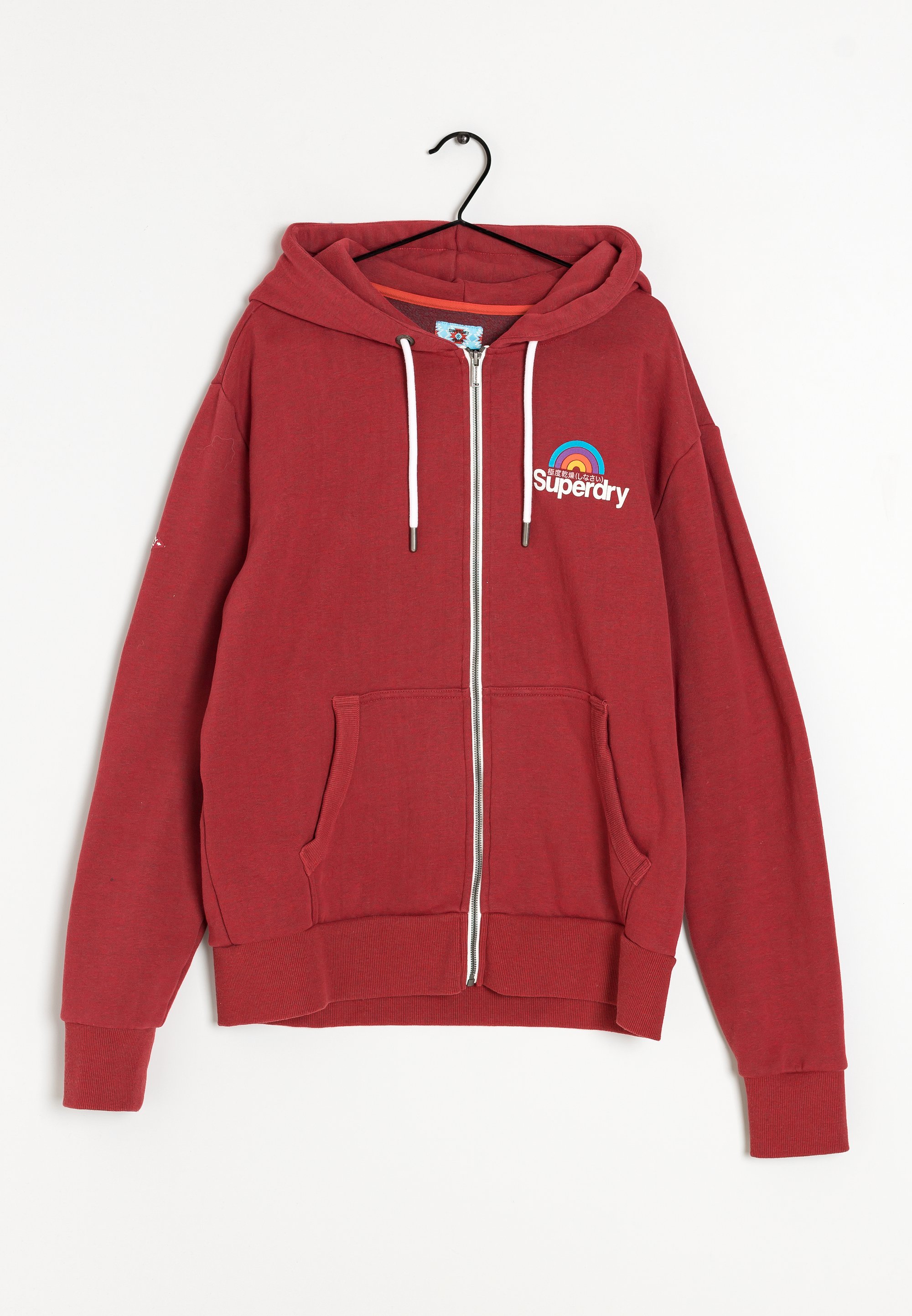 Superdry Jersey con capucha red/rojo (Segunda mano)