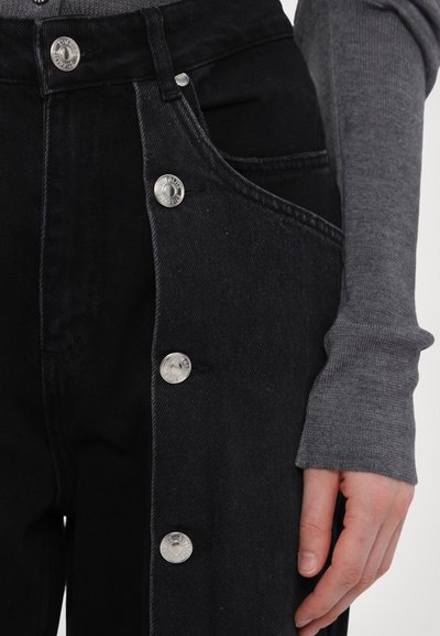 Stieglitz DUAN JEANS - Straight leg jeans - black