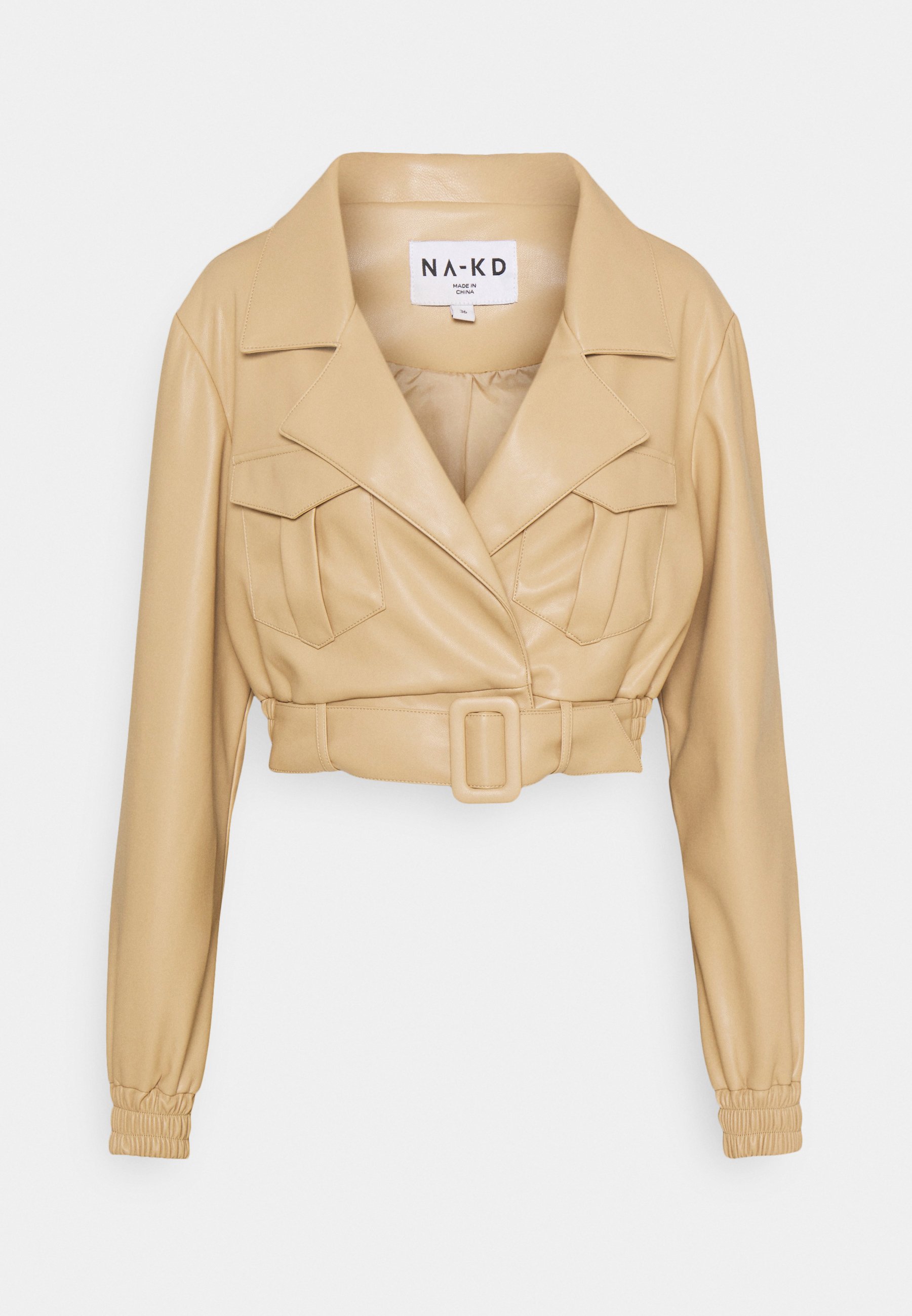 cropped jacket beige
