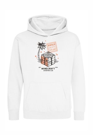 MINECRAFT BUILD CREATE EXPLORE - Hoodie - white