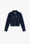 SLIM SEAMED JACKET - Veste en jean - dark orbit
