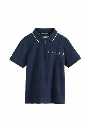 REGULAR FIT - TEXTURED - Poloshirt - navy