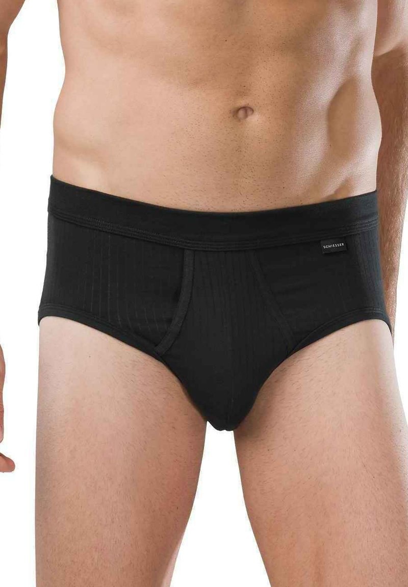 Schiesser 2 PACK - Trusser - schwarz