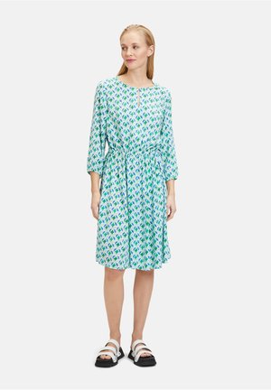 CASUAL MIT MUSTER - Day dress - white green