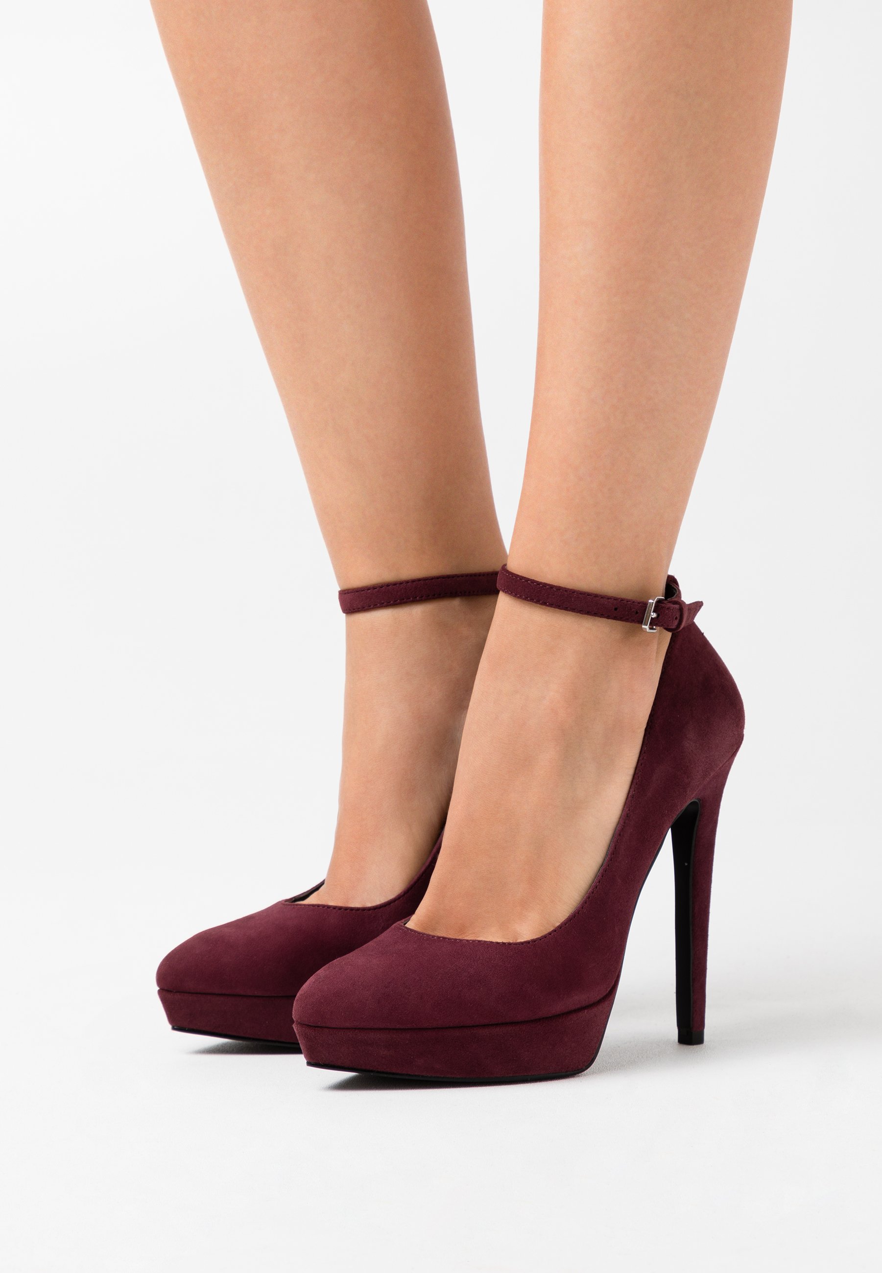 Even\u0026Odd LEATHER - Hoge hakken - bordeaux/bordeauxrood - Zalando.nl
