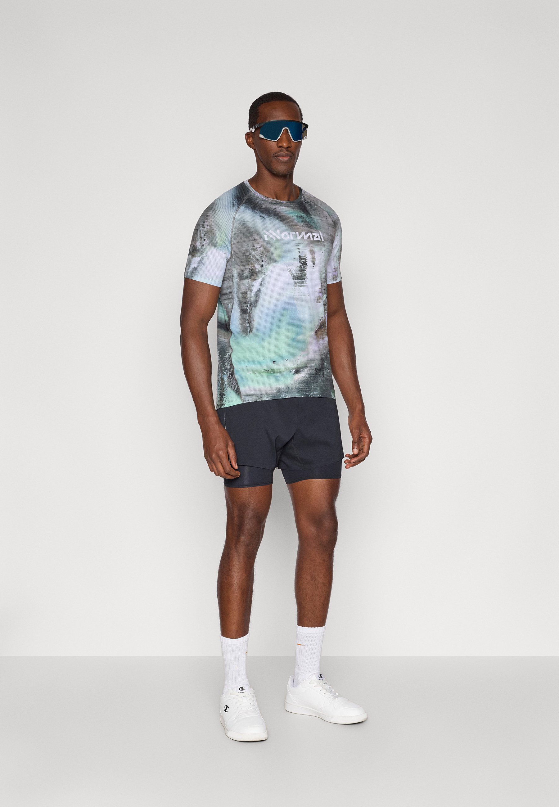 NNormal RACE NATURE - Print T-shirt - green/black/green - Zalando.ie