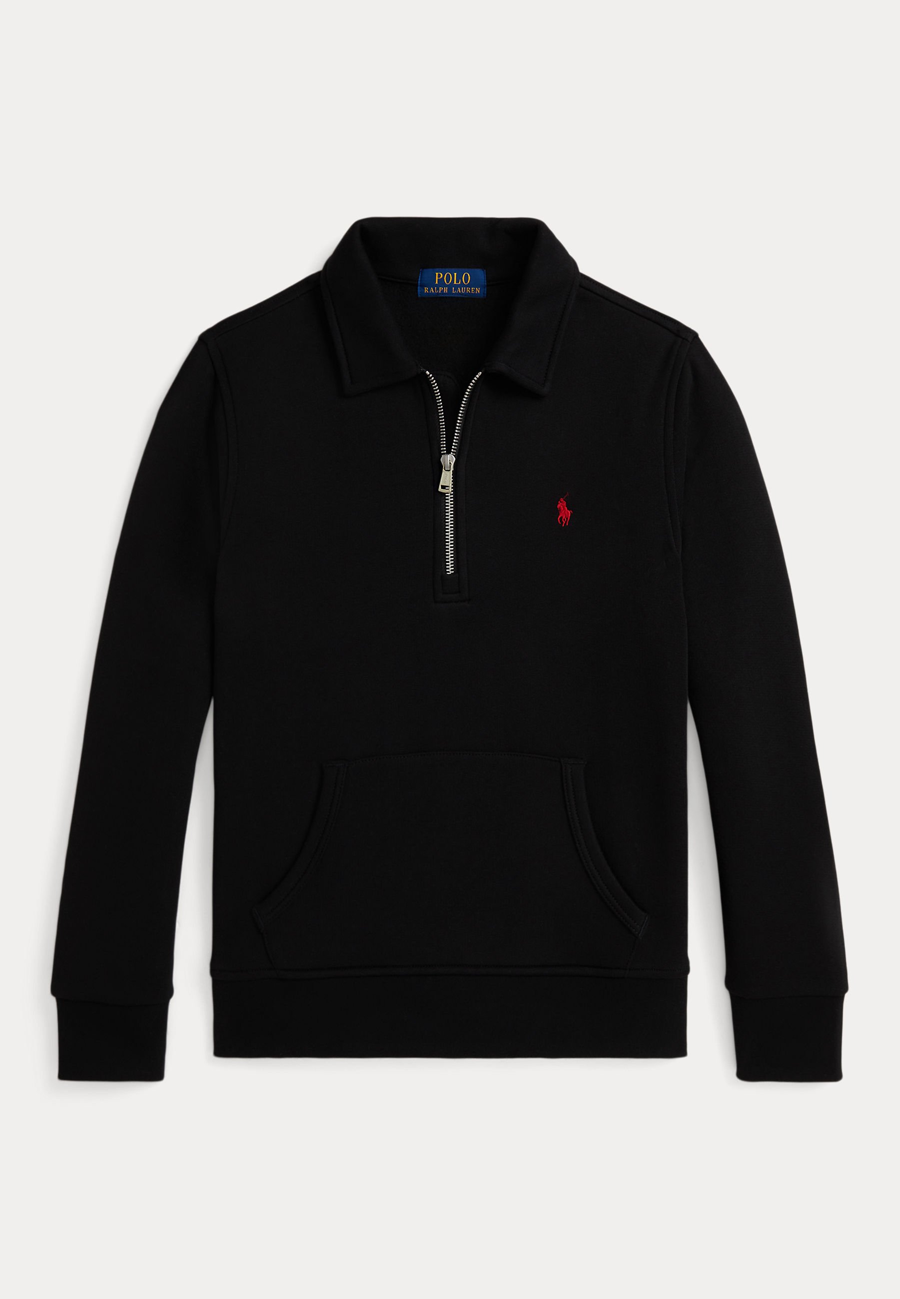 Polo Ralph Lauren FLEECE QUARTER ZIP PULLOVER - Sweatshirt - black