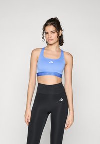 adidas Performance Športni modrček s srednjo podporo - blue fusion/white