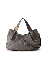 Borbonese FOLD BOWLER MEDIUM - Handtasche - clay grey