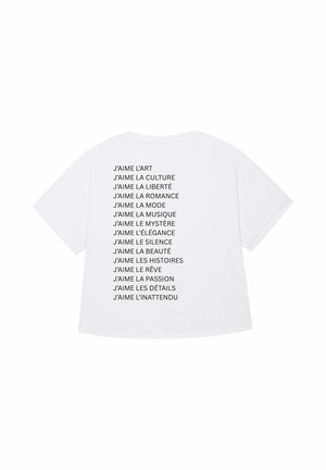JAIME BACK PRINT  - T-shirt con stampa - white