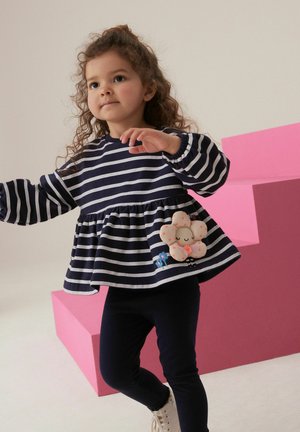 PEPLUM SET - Leggings - navy stripe