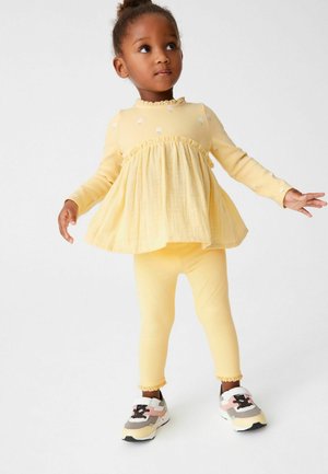 LONG SLEEVE - Blouse - lemon yellow