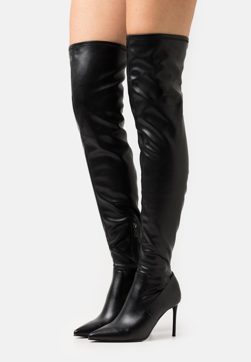 Steve Madden - LATE NIGHT - Over-the-knee boots - black paris, Enlarge