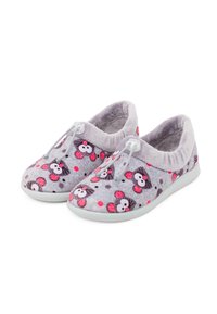 Pisamonas Pantofole - gris y rosa