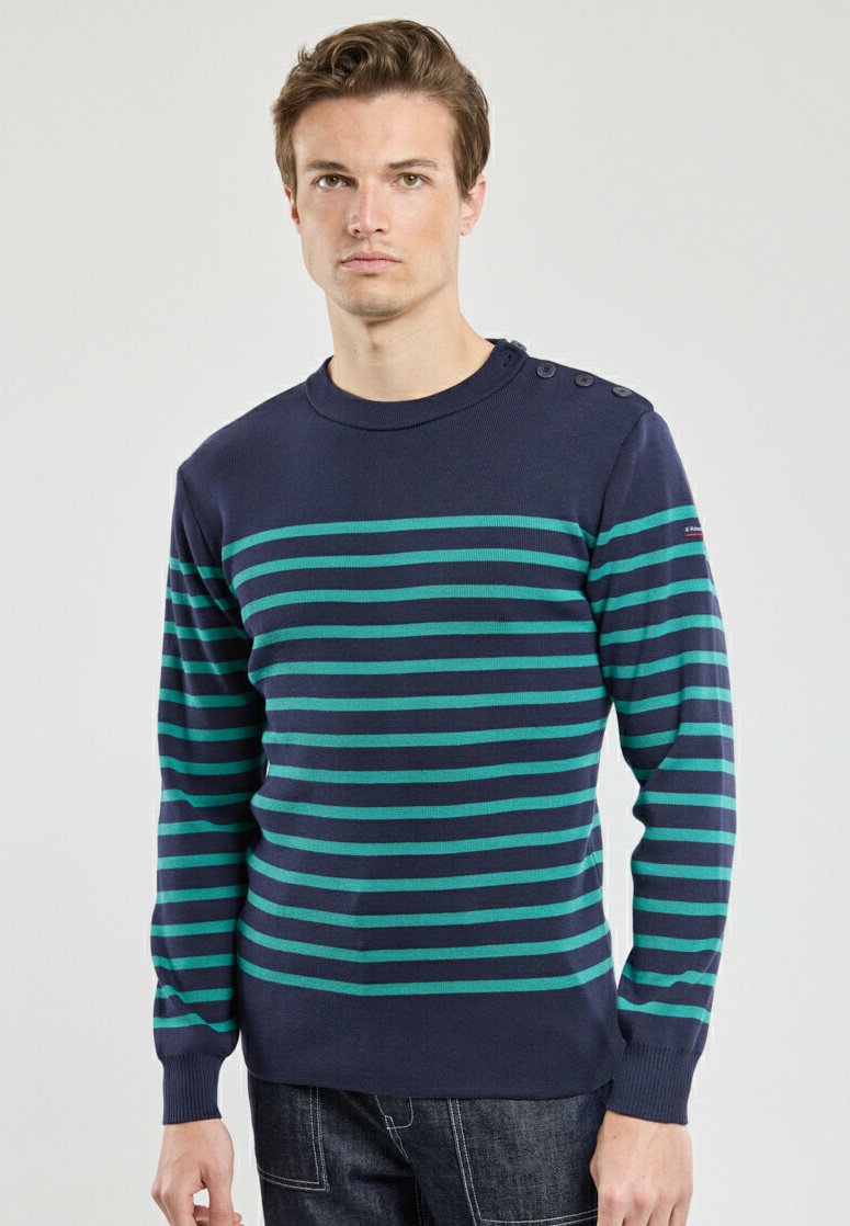 Armor Lux Pullover Blau GrÃ¼n Gestreift Armor Lux RAYÉ GROIX