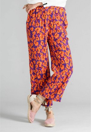 FLOW - Trousers - purple garden