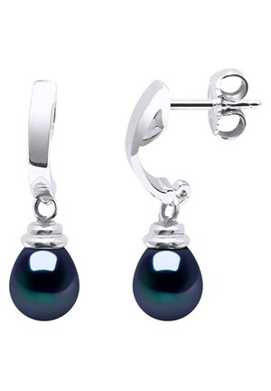 PERLES DE CULTURE -EUGENIE - Oorbellen - noir