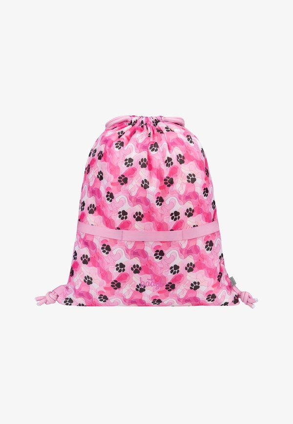 MIT TASCHE PFÖTCHEN – Sportbeutel – rosa