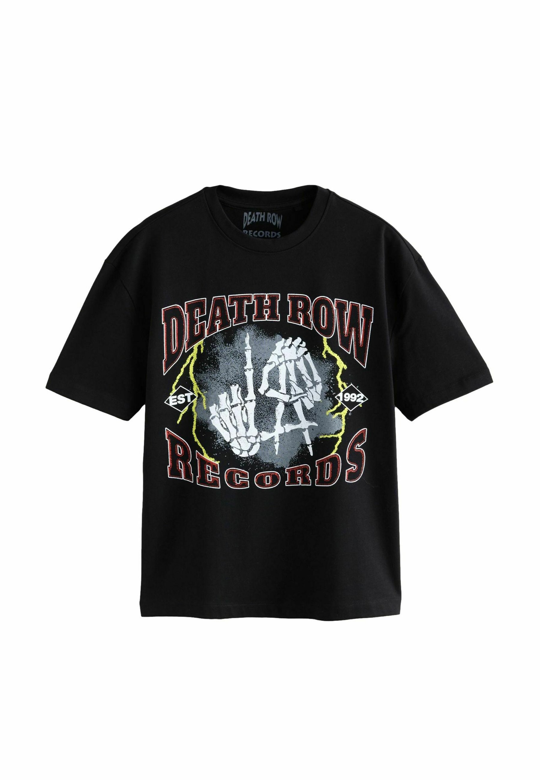 Next NEXT - Print T-shirt - black death row records/metallic black