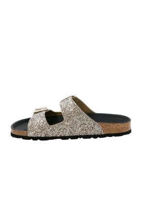 SARA CIABATTA - Mules - cipria glitter