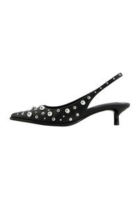 STUDDED KITTEN HEEL - Classic heels - black